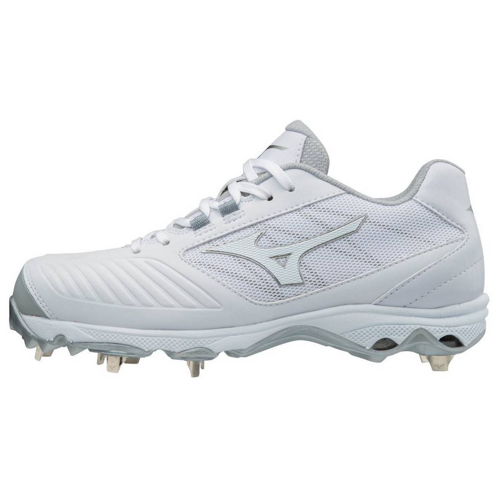 Scarpe Softball Mizuno 9-Spike Advanced Sweep 4 Basse Metal Donna - Bianche - 85340-FNSV